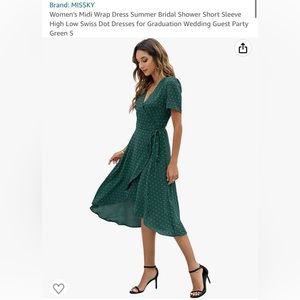 Midi Wrap Dress - Amazon